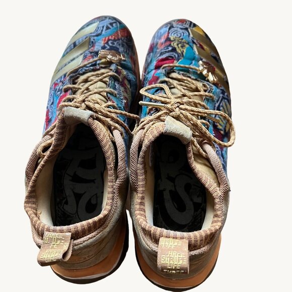 Adidas Size 10 Black Brown Gold Iconic Trainer NYC Legend Pack Shoes BY3305 - Picture 14 of 14